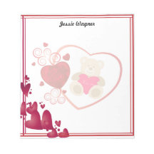 Valentijnsdag Cute Teddy Bear en Red Hearts