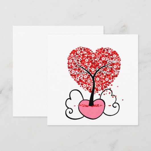 Valentijnsdag cute valentijnsdag cadeaus. kaart (Voorkant / Achterkant)