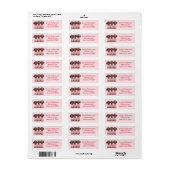 Valentijnsdag Dachshund Honden Etiket (Full Sheet)
