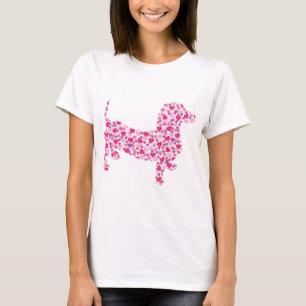 Valentijnsdag Dachshund T-shirt
