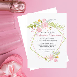 Valentijnsdag Dames Luncheon Chic Galentines Kaart
