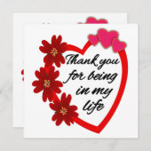Valentijnsdag/ Dank u dat u in mijn leven bent (Voorkant / Achterkant)