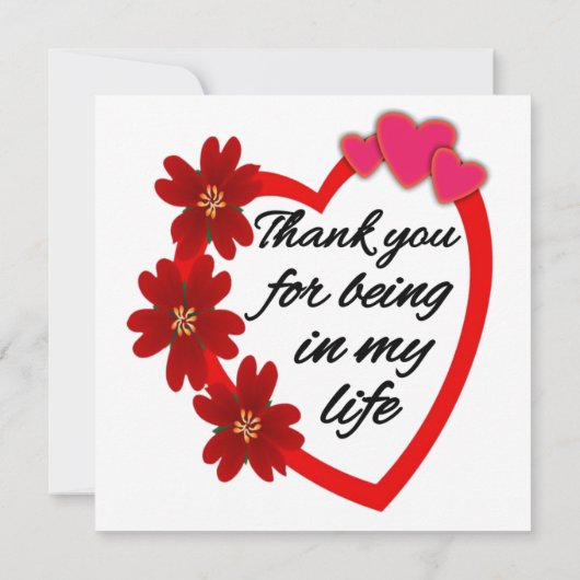 Valentijnsdag/ Dank u dat u in mijn leven bent (Achterkant)