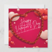 Valentijnsdag, dank u God Bedankkaart (Voorkant)