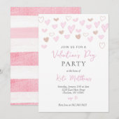 Valentijnsdag Dans Uitnodiging (Voorkant / Achterkant)