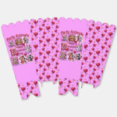 Valentijnsdag dansende koppels "feestbeesten" bedankdoosjes (Ongevouwen)