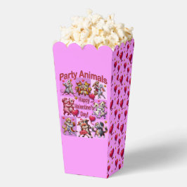 Valentijnsdag dansende koppels "feestbeesten" bedankdoosjes