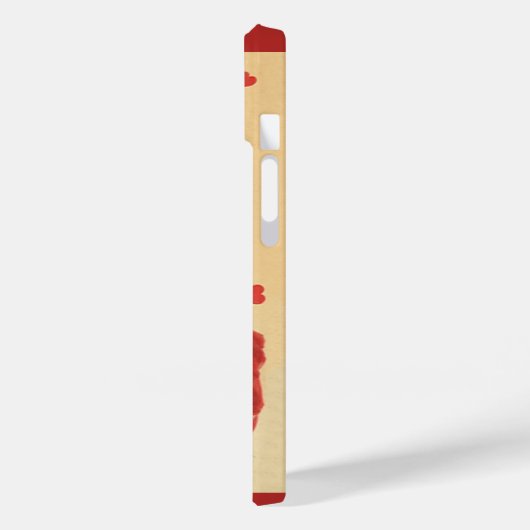 Valentijnsdag, Dansende Lady Red Hearts Case-Mate iPhone Case (Achterkant / Links)