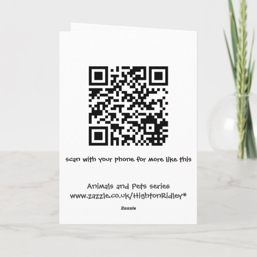 Valentijnsdag Dartmoor Pony Foal Feestdagen Kaart (Achterkant)