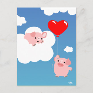 Valentijnsdag: De Vleugels van Liefde briefkaart