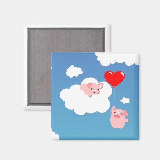 Valentijnsdag: De Vleugels van Liefdesmagneet Magneet (Voorkant / Achterkant)