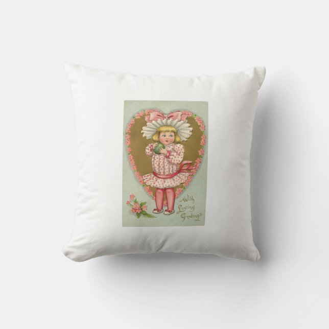 Valentijnsdag decoratief kussen (Voorkant)