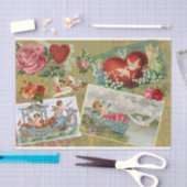  Valentijnsdag Decoupage, Angels, Flower Tissuepapier (Craft)