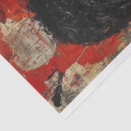 Valentijnsdag Decoupage Bruid van Frankenstein Tissuepapier (Detail)