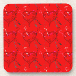 VALENTIJNSDAG DESIGNER ONDERZETTERS - 6 - RED GIFT