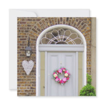 Valentijnsdag deur wenskaart