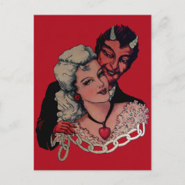 Valentijnsdag Devil Briefkaart