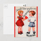 Valentijnsdag  dictator briefkaart (Voorkant / Achterkant)