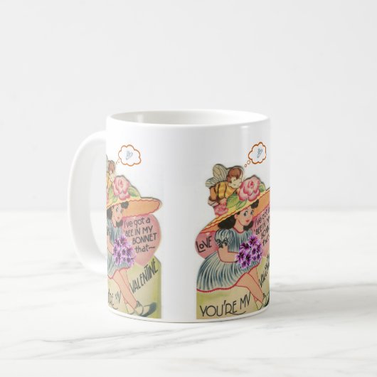 Valentijnsdag die de Mokken van de Ring van het Ve (Voorkant links)