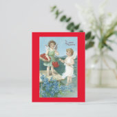  Valentijnsdag die harten verzamelt Feestdagenkaart (Staand voorkant)