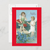  Valentijnsdag die harten verzamelt Feestdagenkaart (Voorkant / Achterkant)