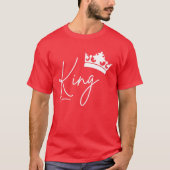 Valentijnsdag die naar paren kijkt Koningin Valent T-shirt (Voorkant)
