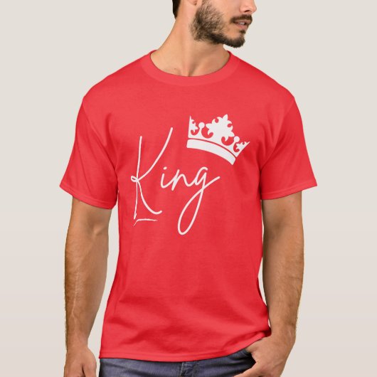 Valentijnsdag die naar paren kijkt Koningin Valent T-shirt (Voorkant)