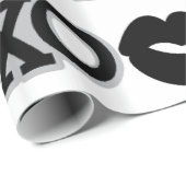 Valentijnsdag die papier met Xoxo-vogel pakt (Rol Hoek)