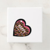 Valentijnsdag Dierenafdrukken Hoorten Bedankjes Labels (In situ)