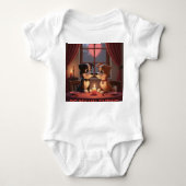 Valentijnsdag Diner 4 2 Baby T-shirt (Voorkant)