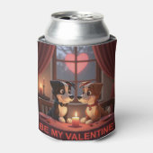 Valentijnsdag Diner 4 2 flesjes/Koelbox Blikjeskoeler (Blikje Voorkant)