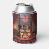 Valentijnsdag Diner 4 2 flesjes/Koelbox Blikjeskoeler (Blikje Achterkant)