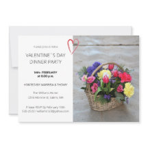 Valentijnsdag dinerfeest modern script foto
