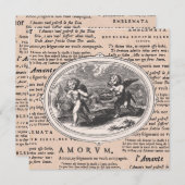 Valentijnsdag Dinner Dance  Cupids Kaart (Voorkant / Achterkant)