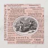 Valentijnsdag Dinner Dance  Cupids Kaart (Voorkant / Achterkant)