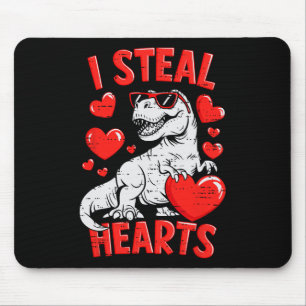 Valentijnsdag Dinosaur T Rex Hart Tiener Jongens M Muismat