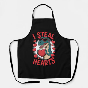 Valentijnsdag Dinosaurus Ik Steel Harten Liefde T  Schort
