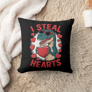 Valentijnsdag Dinosaurus Ik Steel Hartjes Love T r Kussen