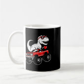 Valentijnsdag Dinosaurus Monster Truck Boys Kinder Koffiemok (Links)