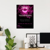 Valentijnsdag Disco Ball - Poster afdrukken (Thuiskantoor)