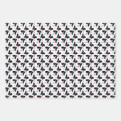 Valentijnsdag Ditsy Bee Geometrische Confetti Inpakpapier Vel (Voorkant 2)