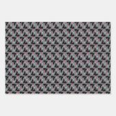 Valentijnsdag Ditsy Bee Geometrische Confetti Inpakpapier Vel (Voorkant)