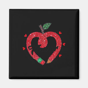 Valentijnsdag Docent Hart Vrouwen Inspirerend Magneet