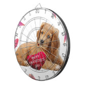 Valentijnsdag Dog Foto Dartbord (Voorkant Rechts)