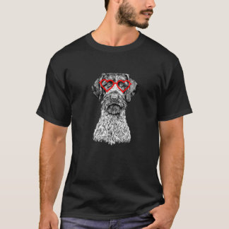 Valentijnsdag Dog Mam D T-shirt