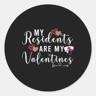 Valentijnsdag Dokter Verpleegkundige Geschenken Id Ronde Sticker
