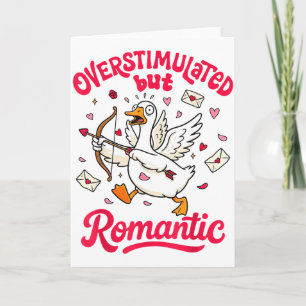 Valentijnsdag Domme Gans Xoxo Overstuur Maar Roman Kaart