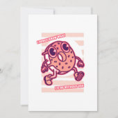 Valentijnsdag donut grappig koppel liefdesspel save the date (Voorkant)