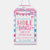 Valentijnsdag Donut Hole Appreciation Gift Label Cadeaulabel (Voorkant)