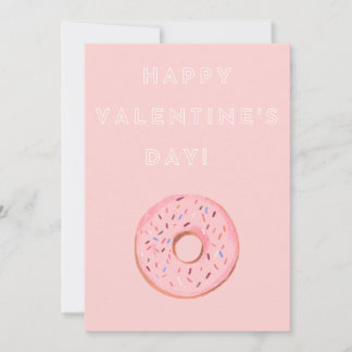 Valentijnsdag Donut Kaart